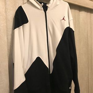 Air Jordan reversible zip up hoodie windbreaker